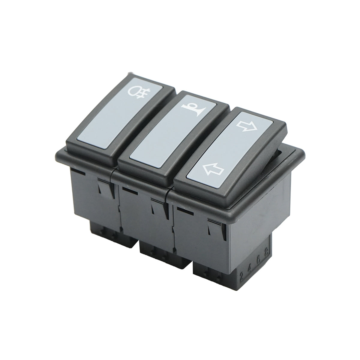 Control panel, universal 3-button switch